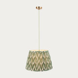 Brushed Aged Brass Green Flex & Cotswold Green Fabric