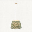 Brushed Aged Brass Green Flex & Cotswold Green Fabric
