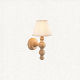 Natural Ash & Vintage White Fabric