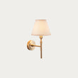 Brushed Aged Brass Plate & Vintage White Fabric