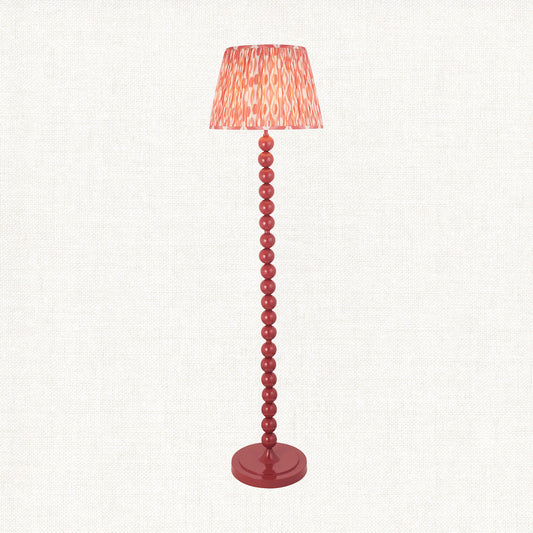 Gloss Pink Clay Paint & Coral Pink Fabric
