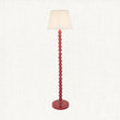 Gloss Pink Clay Paint & Vintage White Fabric