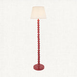Gloss Pink Clay Paint & Vintage White Fabric