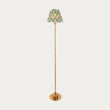 Brushed Aged Brass Plate & Cotswold Green Fabric