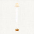 Brushed Aged Brass Plate & Vintage White Fabric