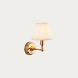 Brushed Aged Brass Plate & Vintage White Fabric