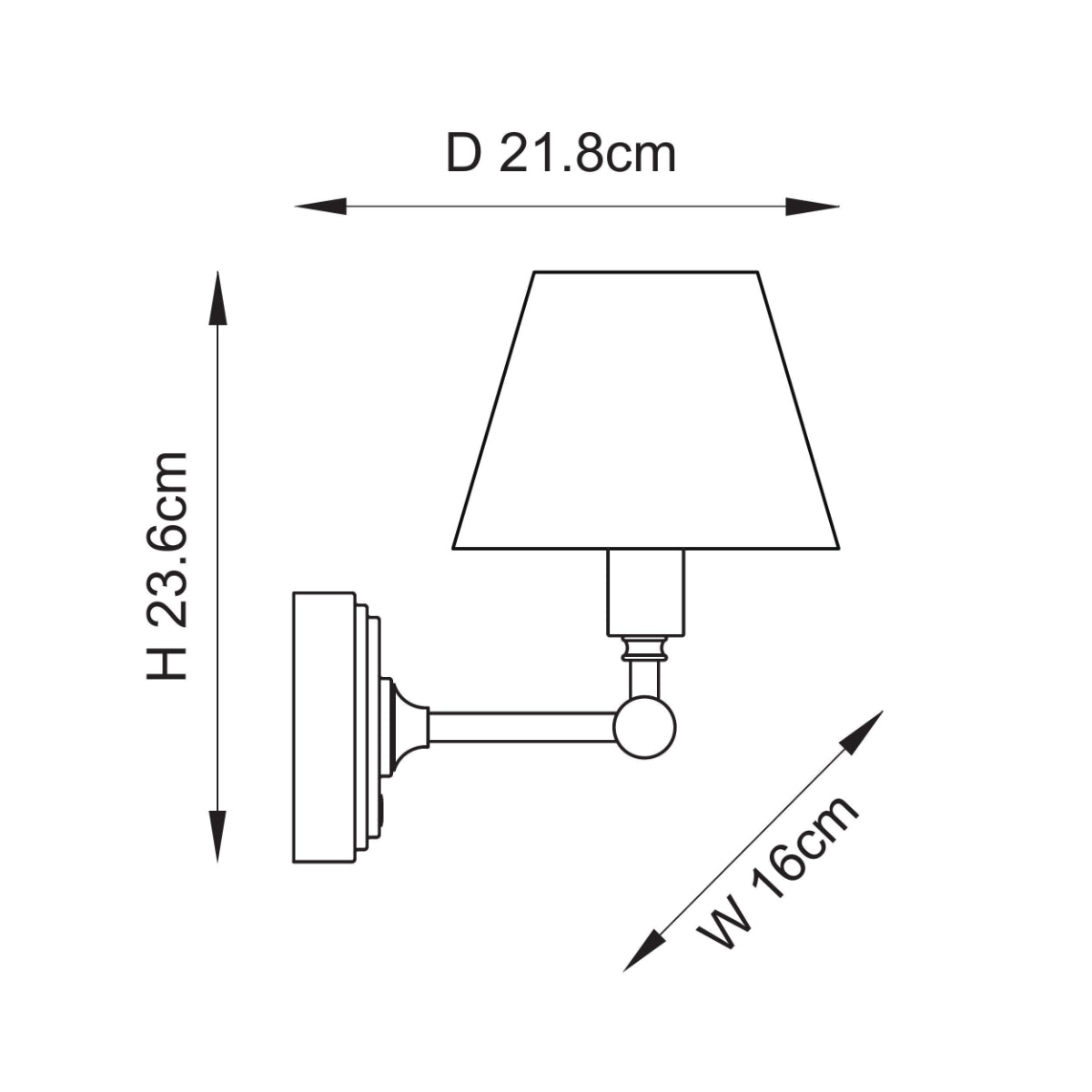 Brushed Aged Brass Plate & Vintage White Fabric
