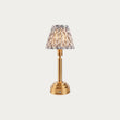 Brushed Aged Brass Plate & Pearl Grey Fabric