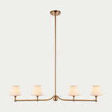 Brushed Aged Brass Plate & Vintage White Fabric