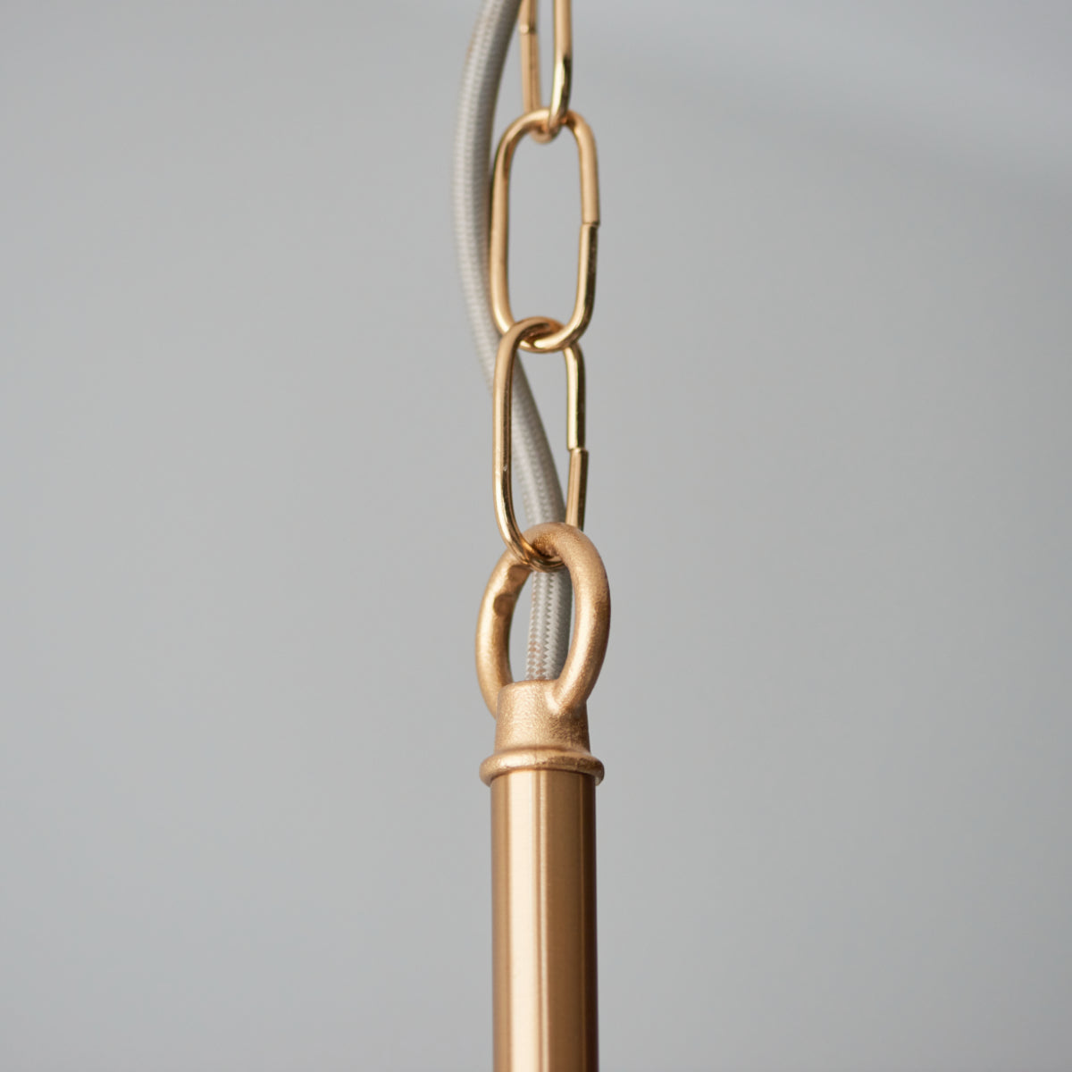 Brushed Aged Brass Plate & Coral Pink Fabric