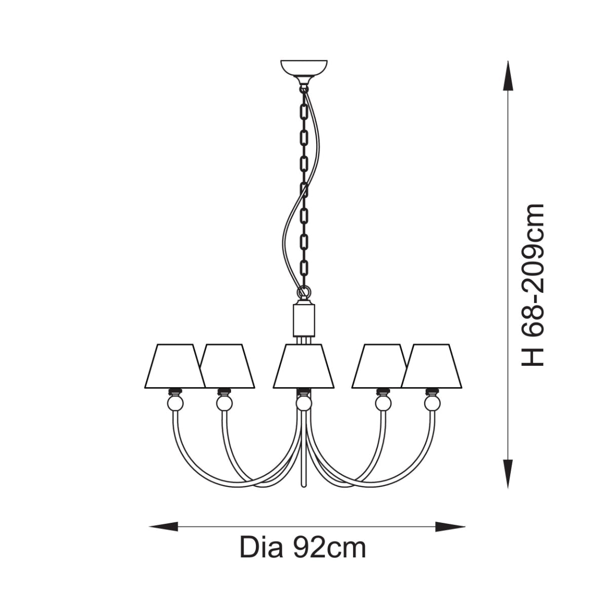 Brushed Aged Brass Plate & Pearl Grey Fabric