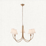 Brushed Aged Brass Plate & Vintage White Fabric