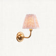 Brushed Aged Brass Plate & Peachy Keen Fabric