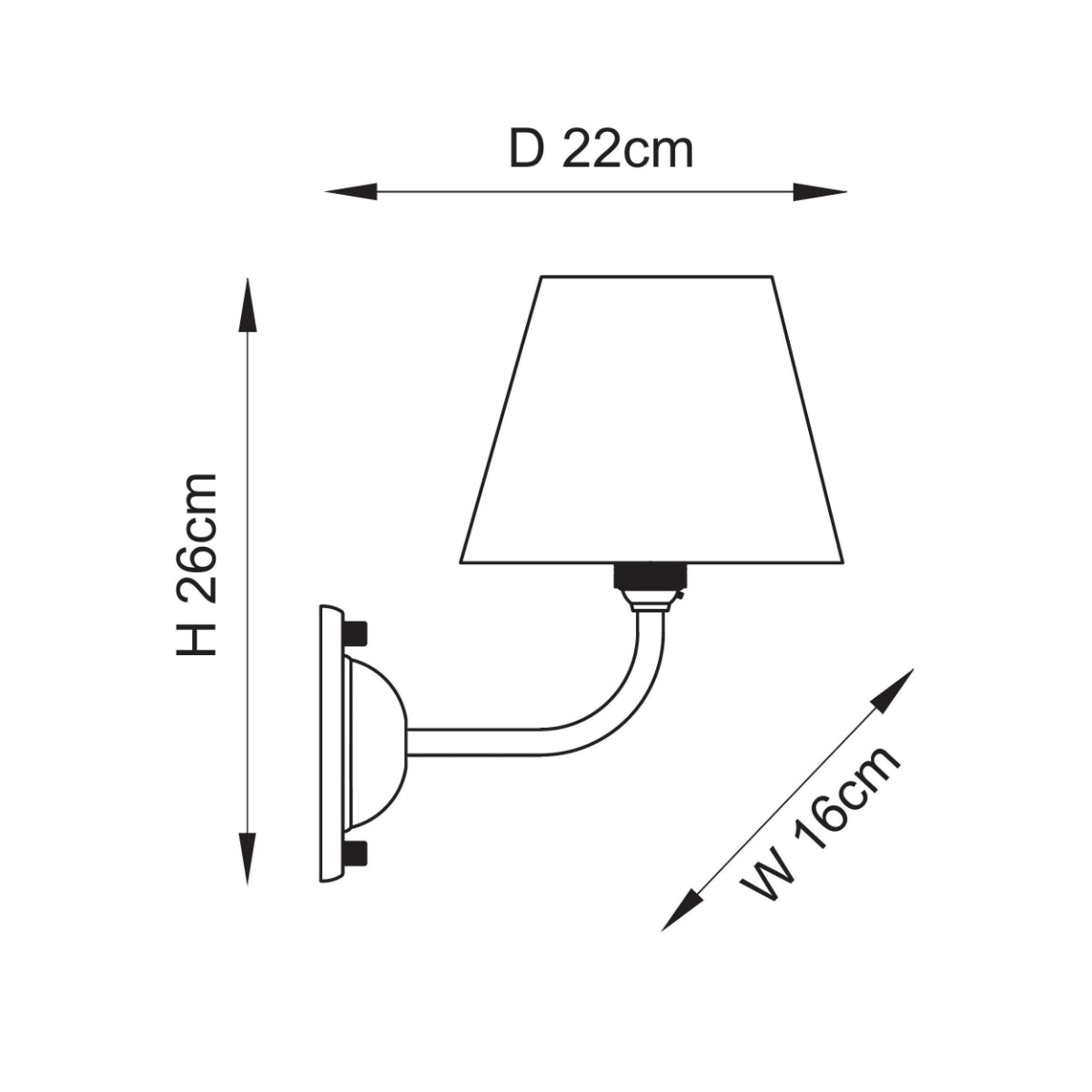Brushed Aged Brass Plate & Vintage White Fabric