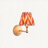 Ash Wood & Apricot Orange Fabric