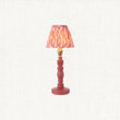 Satin Pink Clay Paint & Coral Pink Fabric