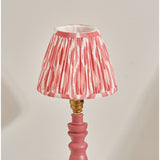 Satin Pink Clay Paint & Coral Pink Fabric