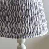 Pearl Grey Fabric & Gloss Almond White Paint