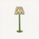 Cotswold Green Fabric & Gloss Almond White Paint