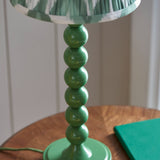 Cotswold Green Fabric & Gloss Almond White Paint