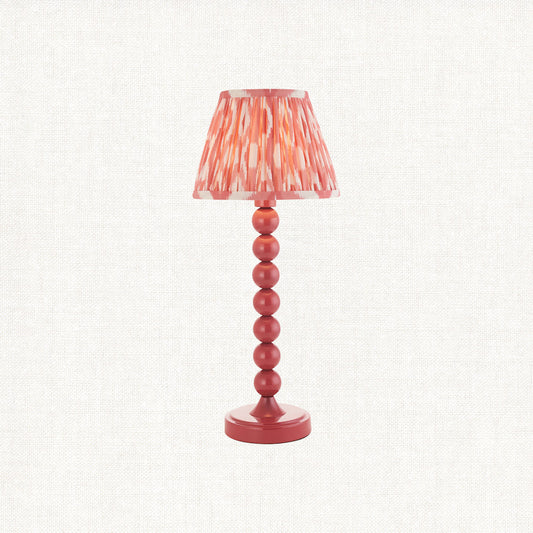 Gloss Pink Clay Paint & Coral Pink Fabric