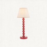 Gloss Pink Clay Paint & Vintage White Fabric