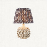 Ivory Crackle Glaze & Pearl Grey Fabric