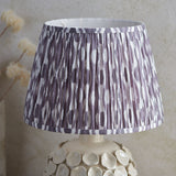 Ivory Crackle Glaze & Pearl Grey Fabric