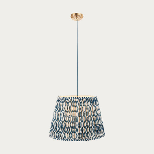 Brushed Aged Brass Plate & Blue Flex