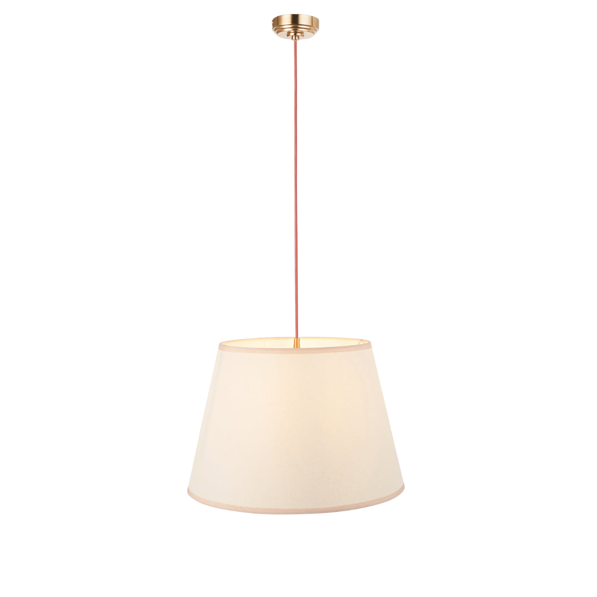 Brushed Brass & Red Flex