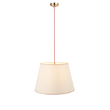 Brushed Brass & Red Flex