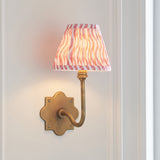 Antique Brass & Coral Pink Fabric