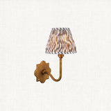 Antique Brass & Pearl Grey Fabric