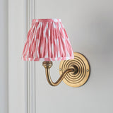 Antique Brass & Coral Pink Fabric