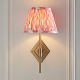 Antique Brass & Coral Pink Fabric