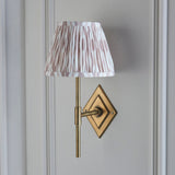 Antique Brass & Neutral Print Fabric