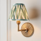 Antique Brass & Cotswold Green Fabric