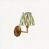 Antique Brass & Cotswold Green Fabric