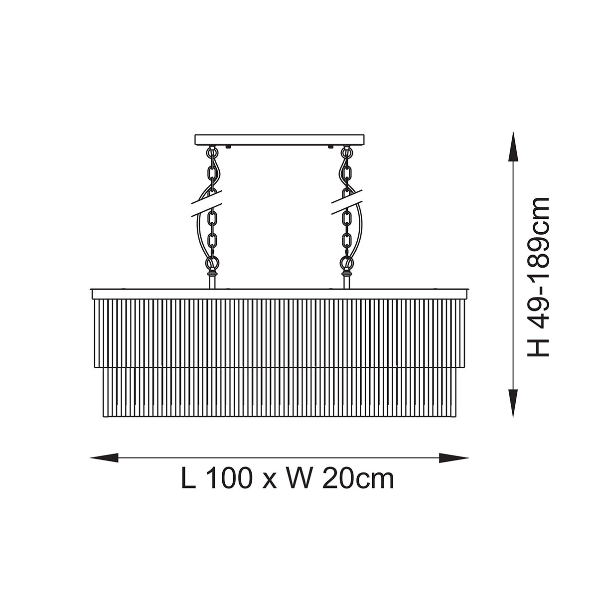 Conaxton 4-Light Linear Pendant