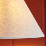 Matt Black & Natural Faux Linen