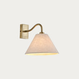 Antique Brass Plate & Natural Faux Linen