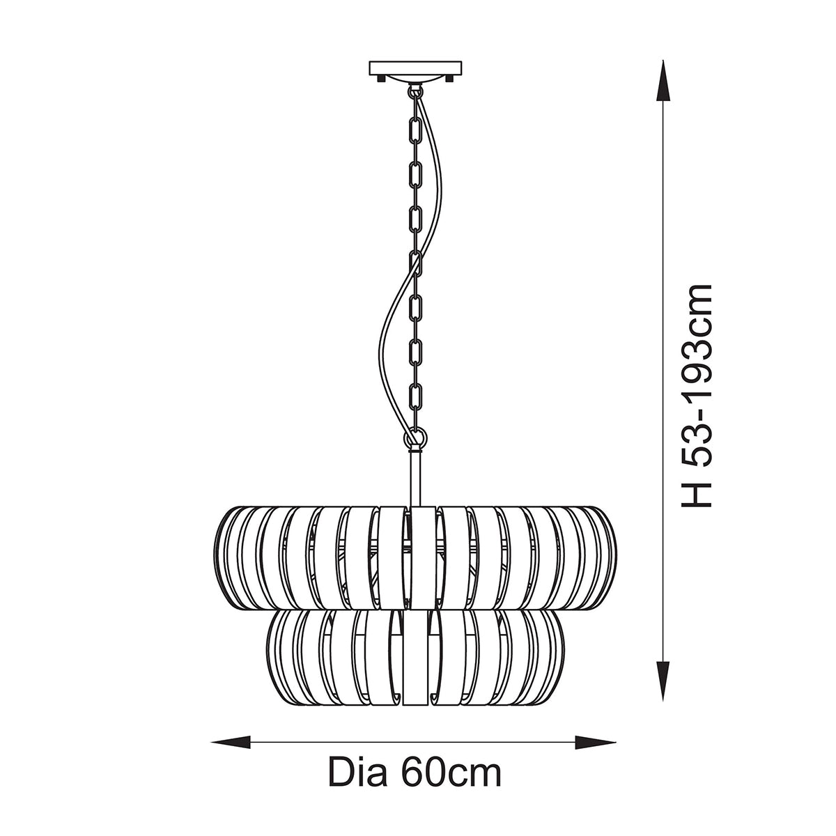 Monty 6-Light Pendant