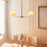 Antique Brass Plate & Natural Faux Linen