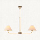 Antique Brass Plate & Natural Faux Linen