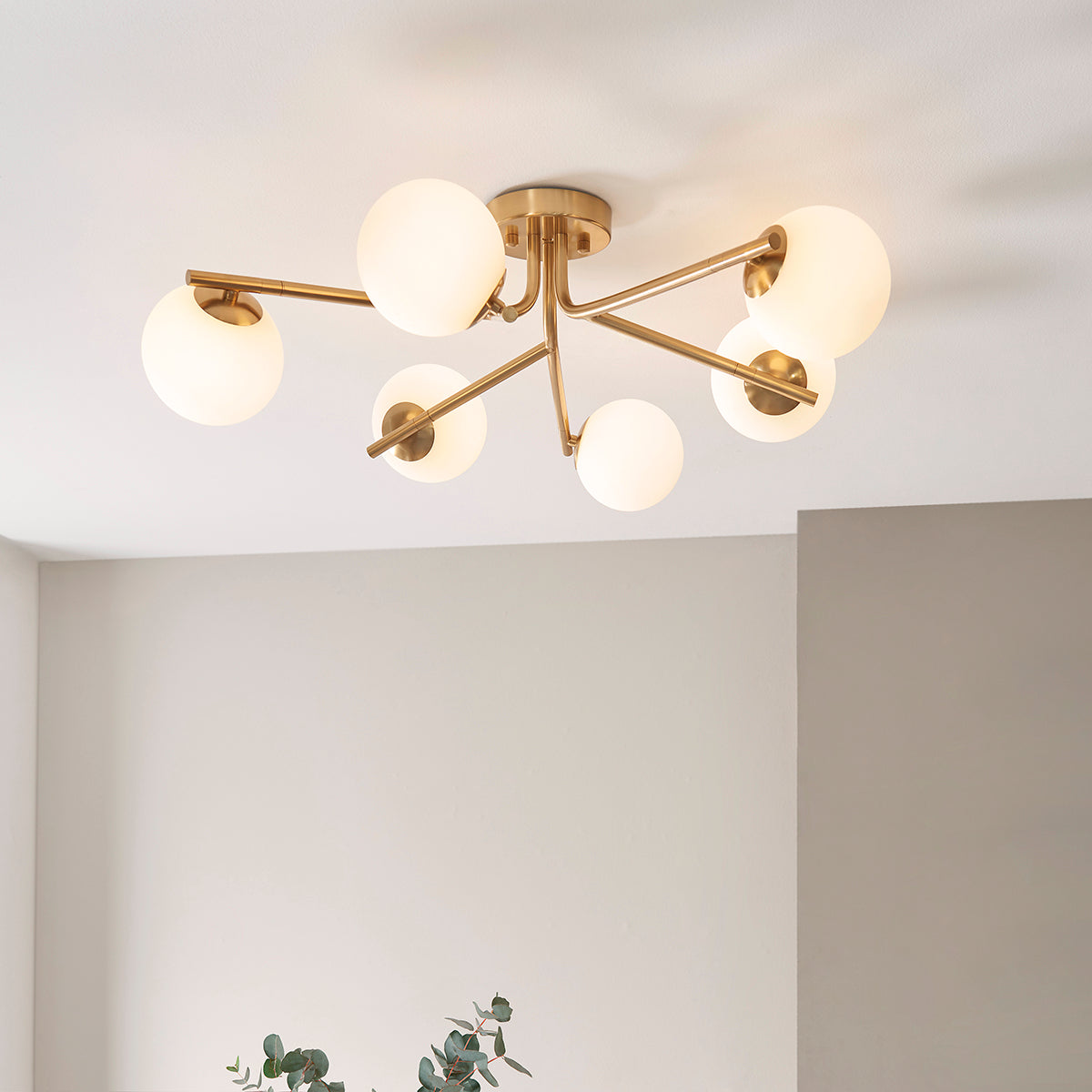 Ariana 6-Light Semi-Flush Light
