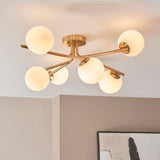 Ariana 6-Light Semi-Flush Light