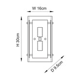 Helena 2-Light Wall Light