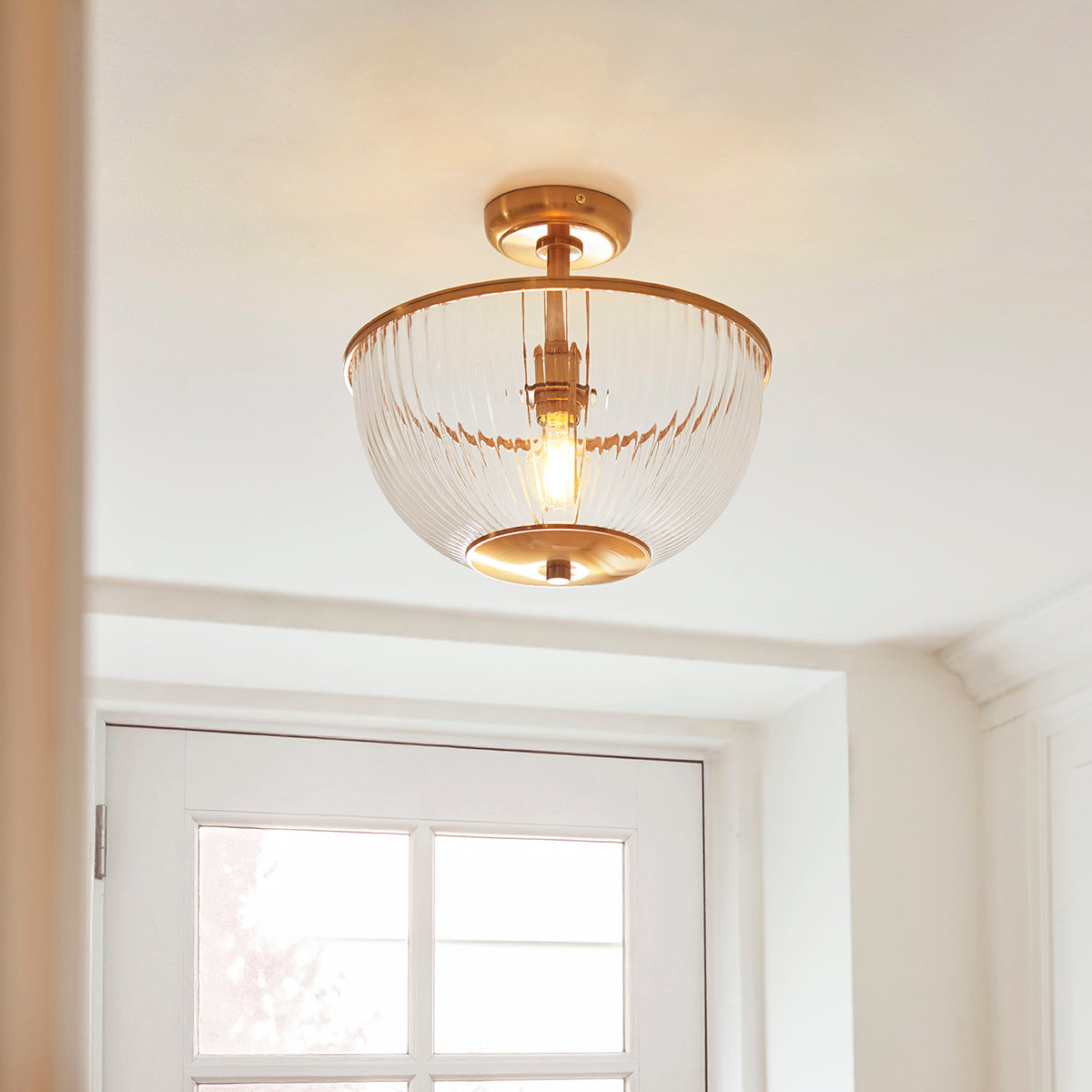 Somerdale Uplighter Flush Light