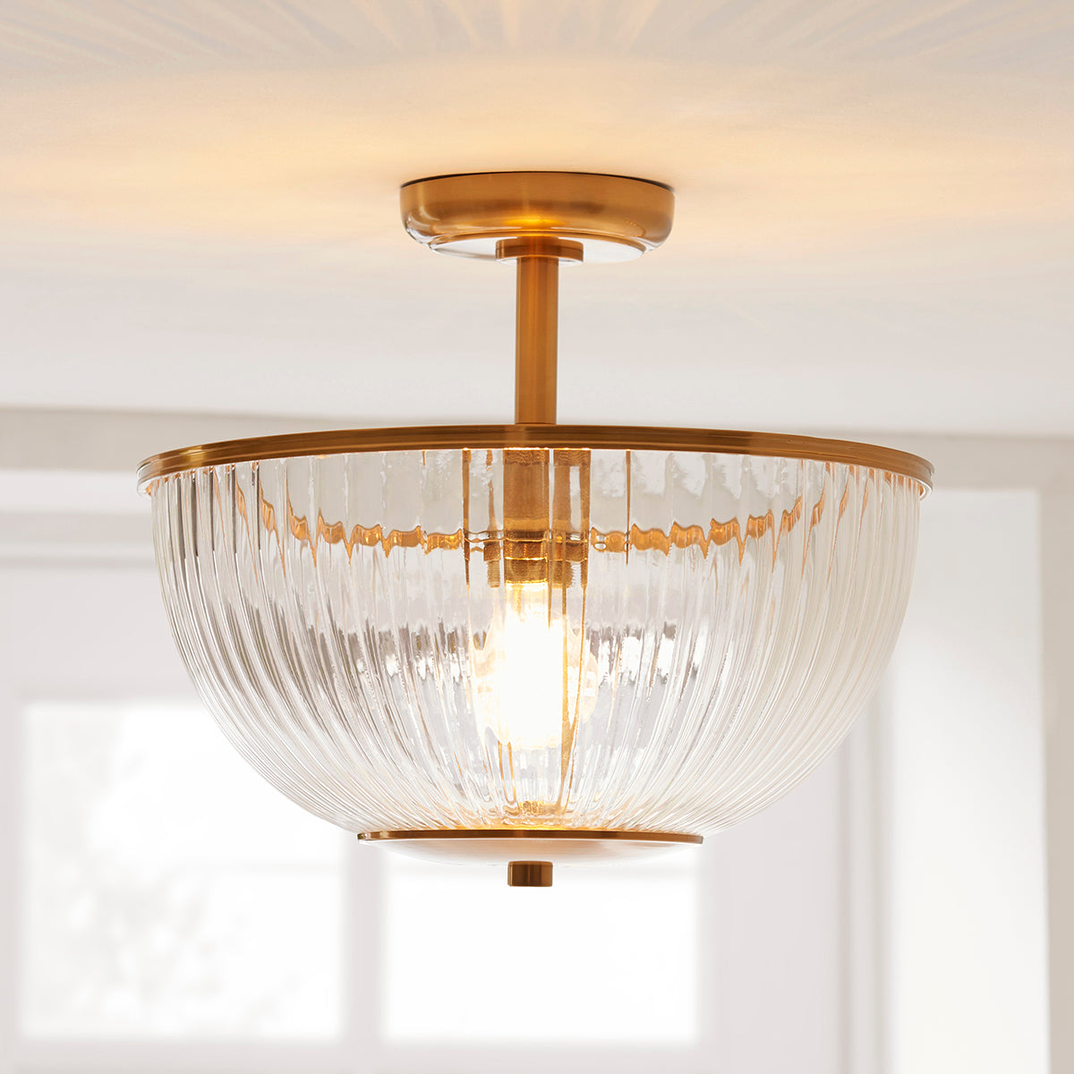 Somerdale Uplighter Flush Light