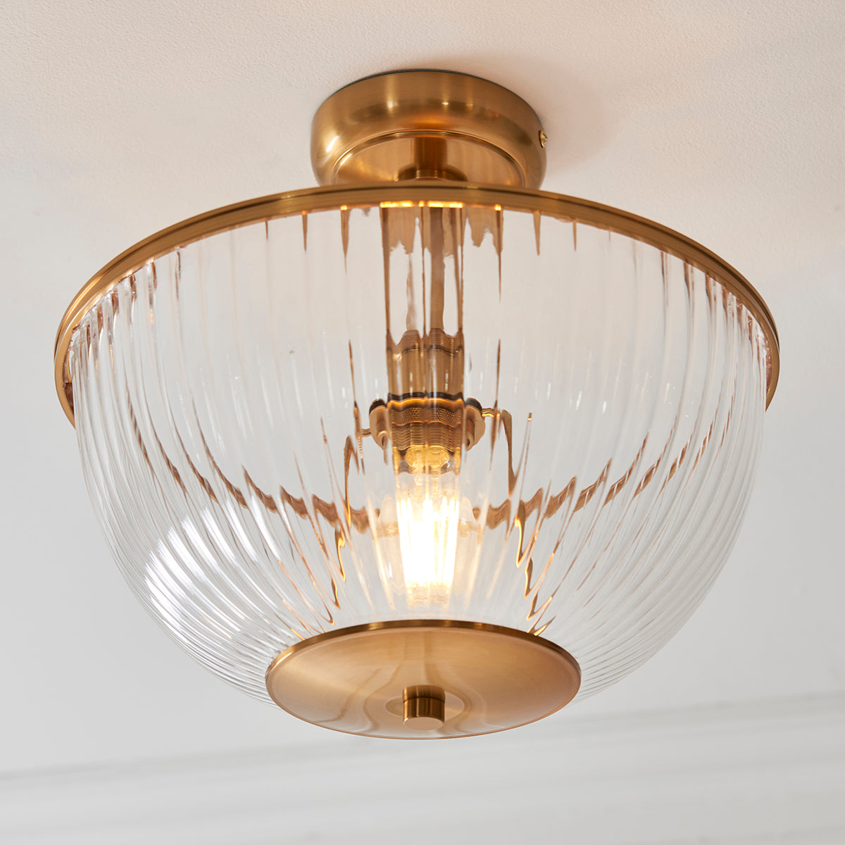 Somerdale Uplighter Flush Light